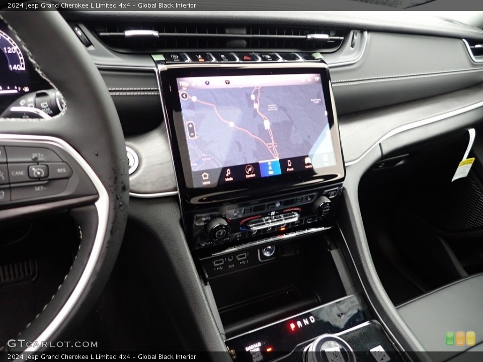 Global Black Interior Navigation for the 2024 Jeep Grand Cherokee L Limited 4x4 #146701708