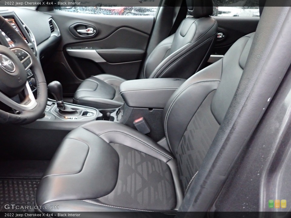 Black Interior Photo for the 2022 Jeep Cherokee X 4x4 #146701999
