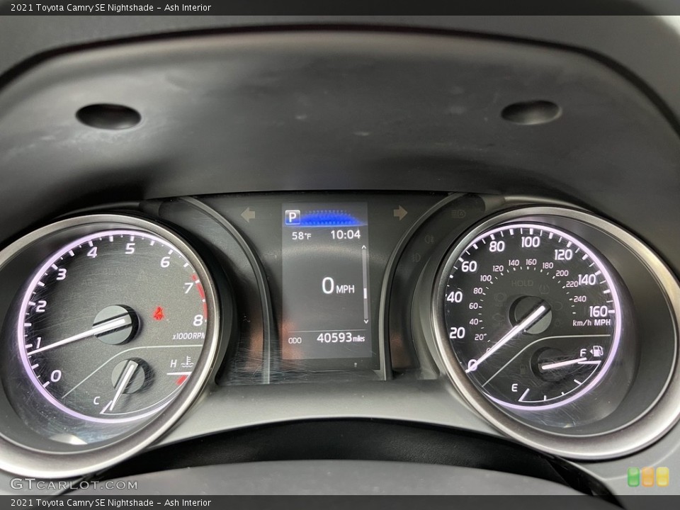 Ash Interior Gauges for the 2021 Toyota Camry SE Nightshade #146702176