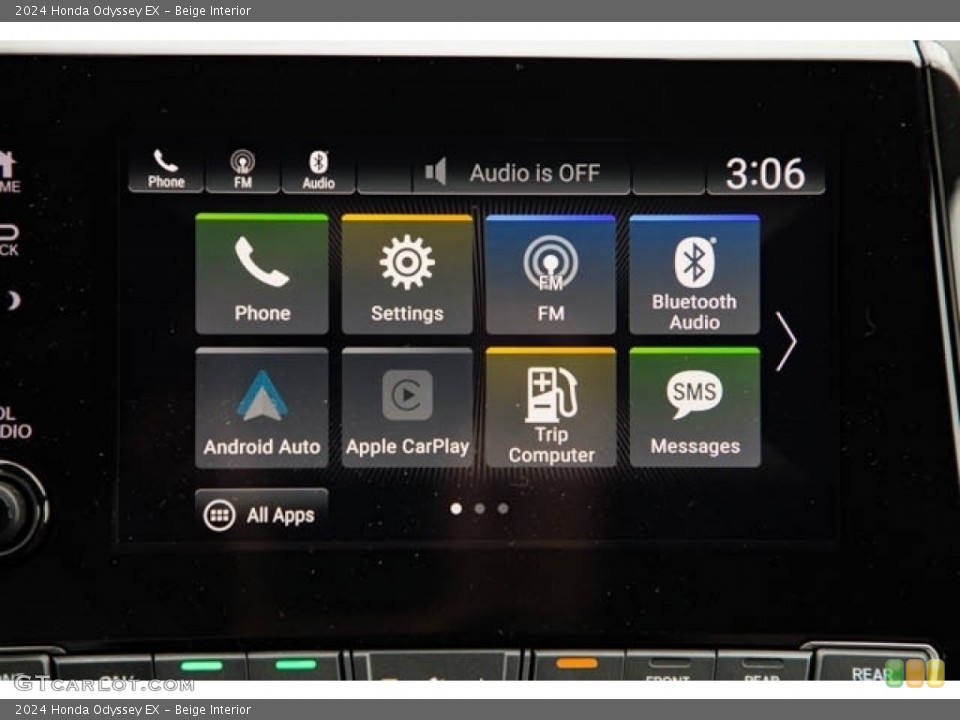 Beige Interior Controls for the 2024 Honda Odyssey EX #146702338