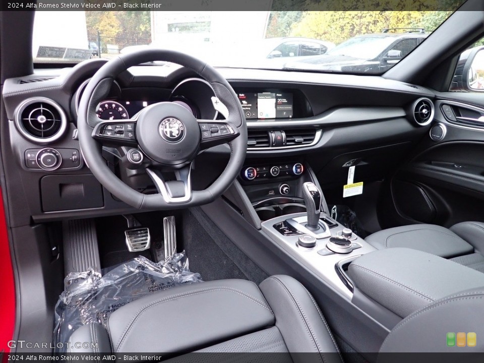 Black Interior Photo for the 2024 Alfa Romeo Stelvio Veloce AWD #146702386