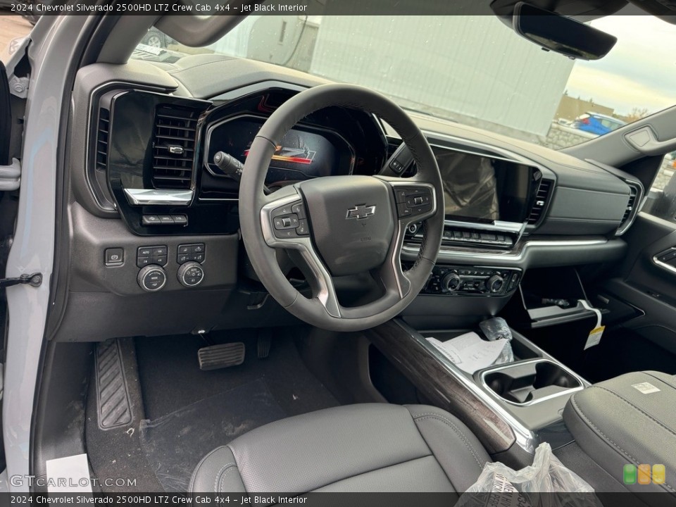 Jet Black Interior Photo for the 2024 Chevrolet Silverado 2500HD LTZ Crew Cab 4x4 #146702581