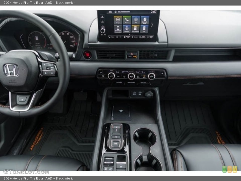 Black Interior Dashboard for the 2024 Honda Pilot TrailSport AWD #146702623