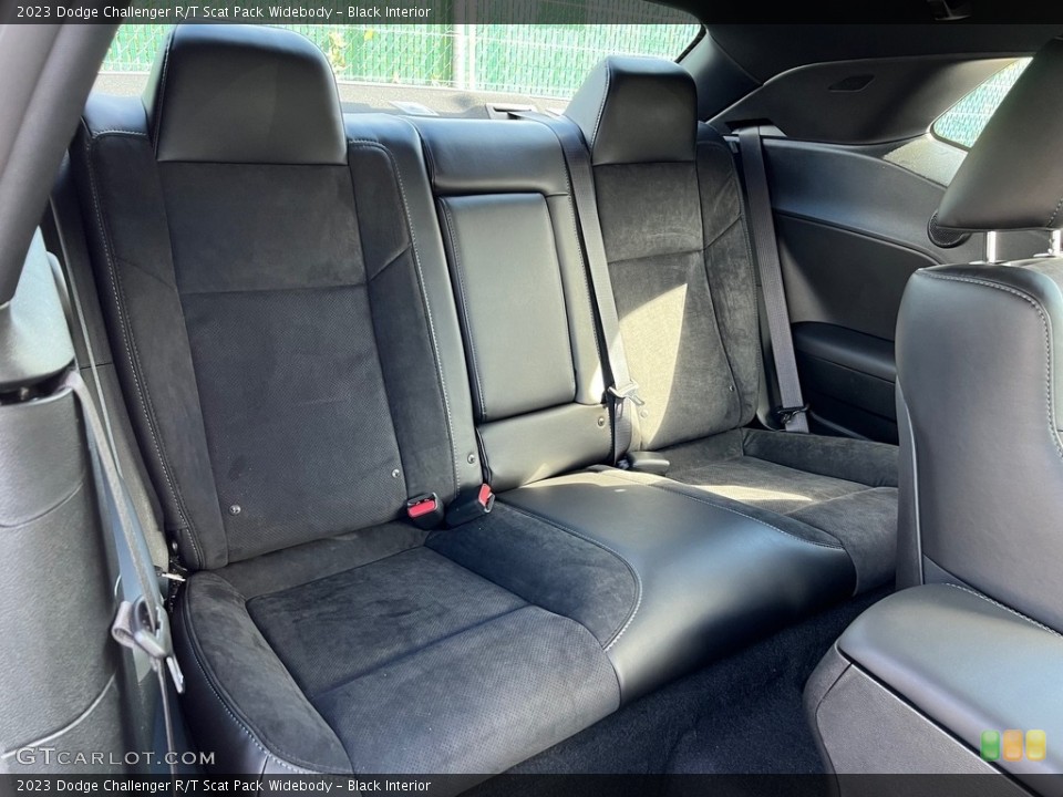 Black Interior Rear Seat for the 2023 Dodge Challenger R/T Scat Pack Widebody #146702653