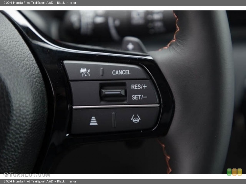 Black Interior Steering Wheel for the 2024 Honda Pilot TrailSport AWD #146702680