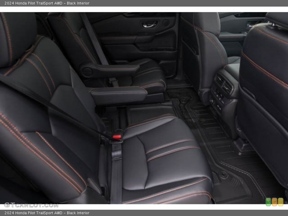 Black Interior Rear Seat for the 2024 Honda Pilot TrailSport AWD #146702812