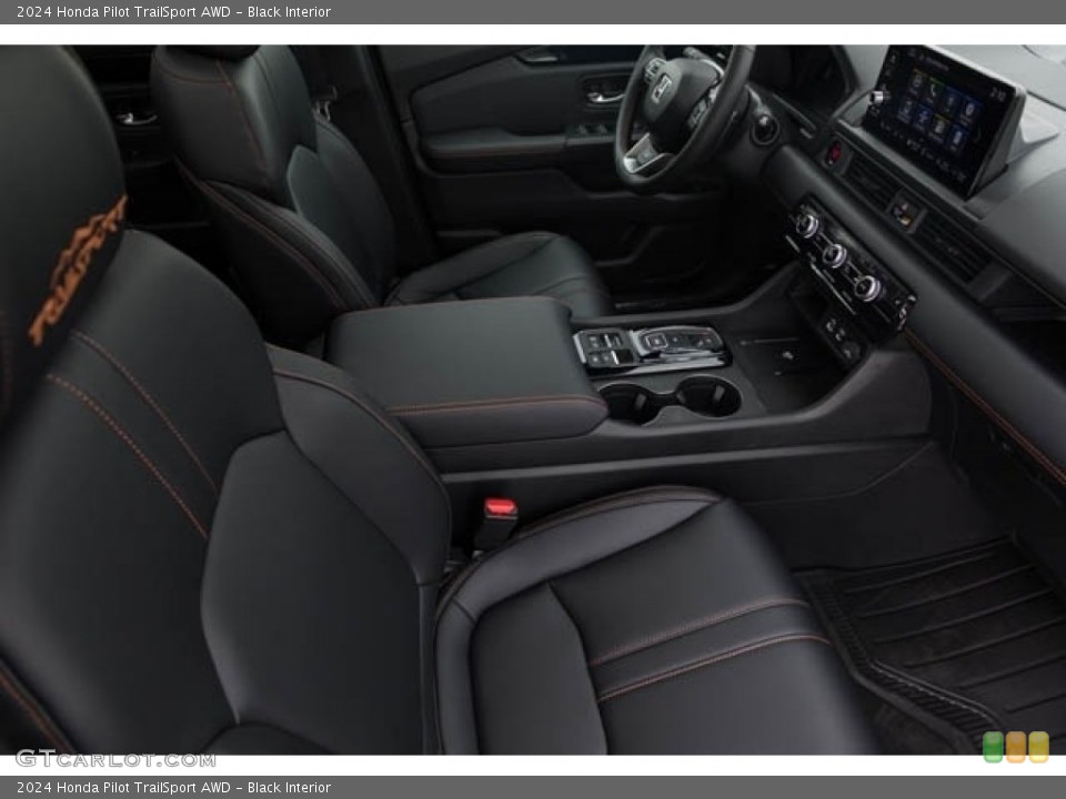 Black Interior Front Seat for the 2024 Honda Pilot TrailSport AWD #146702833