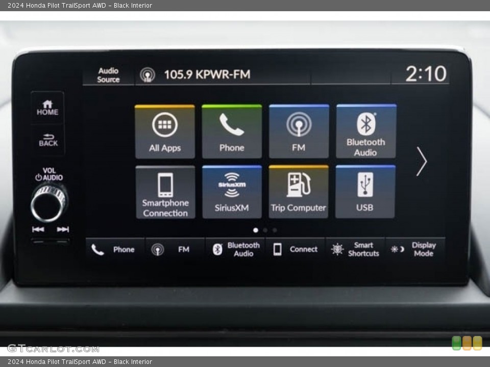 Black Interior Controls for the 2024 Honda Pilot TrailSport AWD #146702860