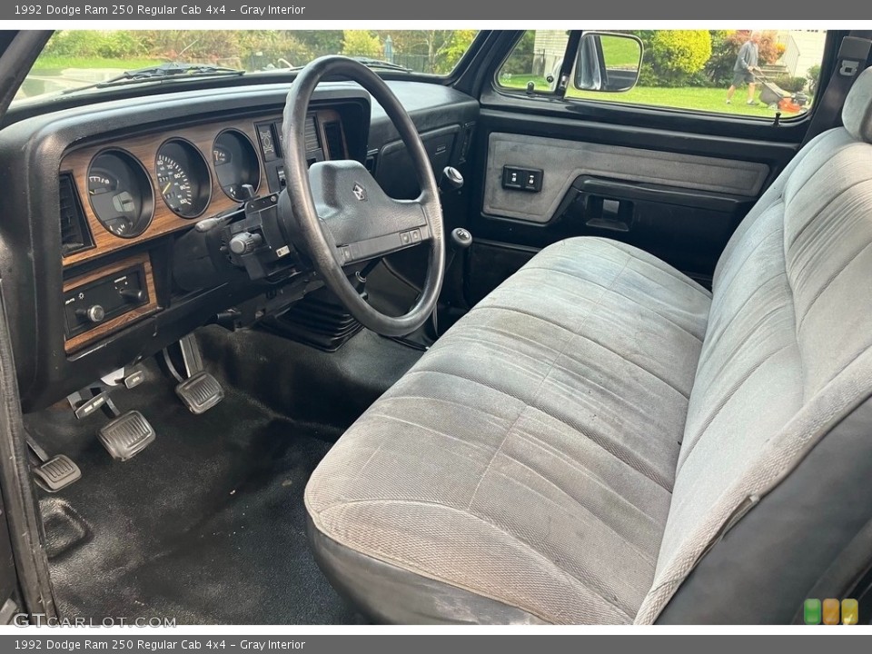 Gray 1992 Dodge Ram 250 Interiors