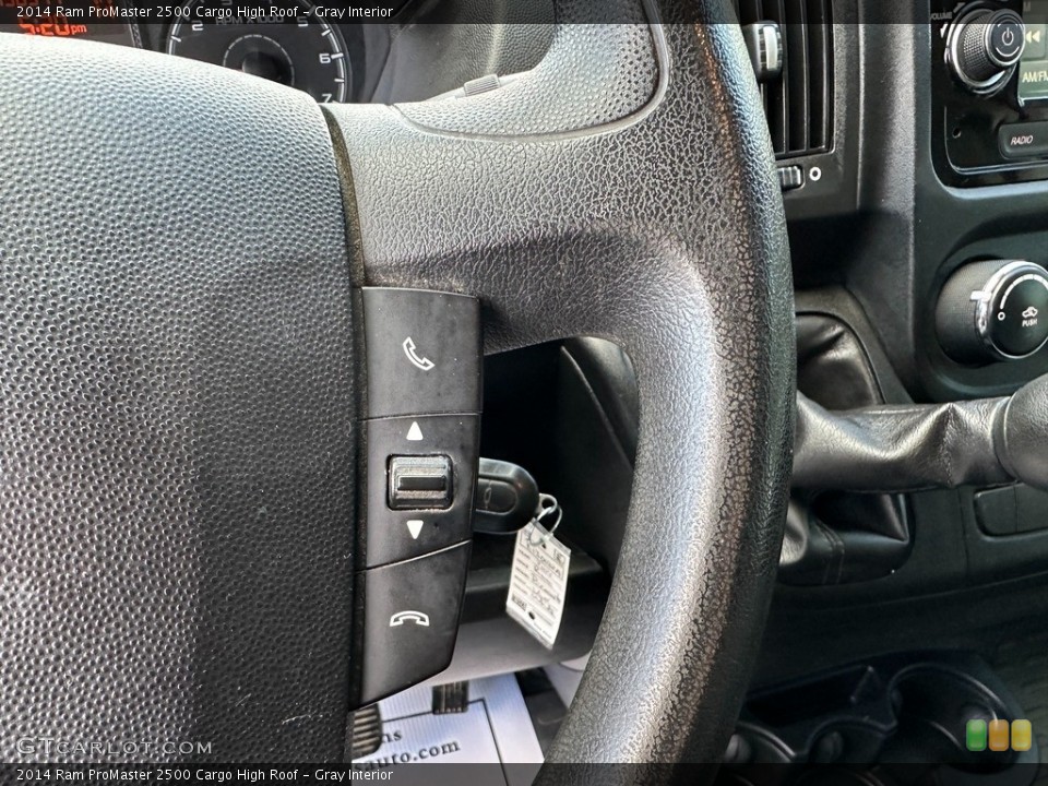 Gray Interior Steering Wheel for the 2014 Ram ProMaster 2500 Cargo High Roof #146703766