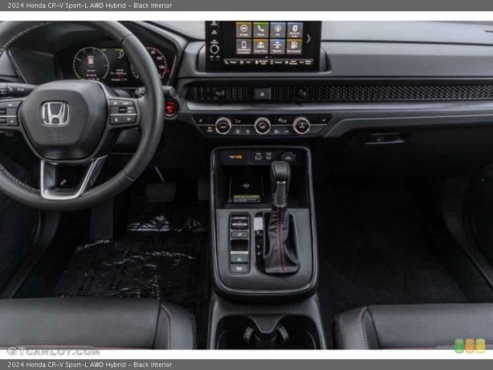 Black Interior Dashboard for the 2024 Honda CR-V Sport-L AWD Hybrid #146704058