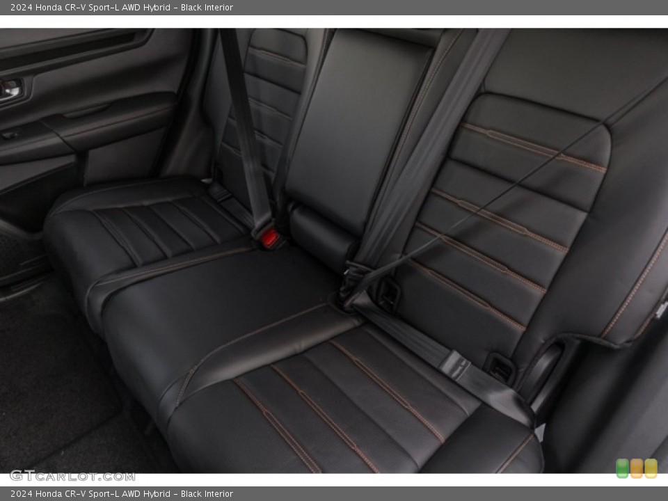 Black Interior Rear Seat for the 2024 Honda CR-V Sport-L AWD Hybrid #146704156