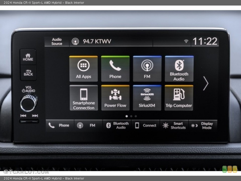 Black Interior Dashboard for the 2024 Honda CR-V Sport-L AWD Hybrid #146704198