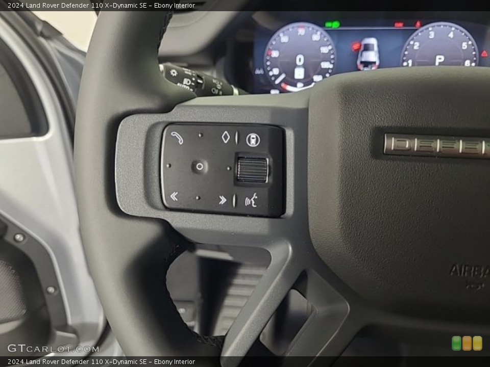Ebony Interior Steering Wheel for the 2024 Land Rover Defender 110 X-Dynamic SE #146704880