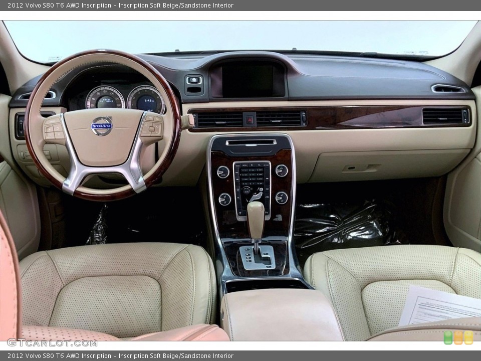 Inscription Soft Beige/Sandstone Interior Dashboard for the 2012 Volvo S80 T6 AWD Inscription #146704883