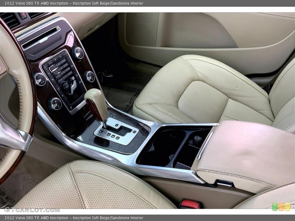 Inscription Soft Beige/Sandstone Interior Transmission for the 2012 Volvo S80 T6 AWD Inscription #146704915