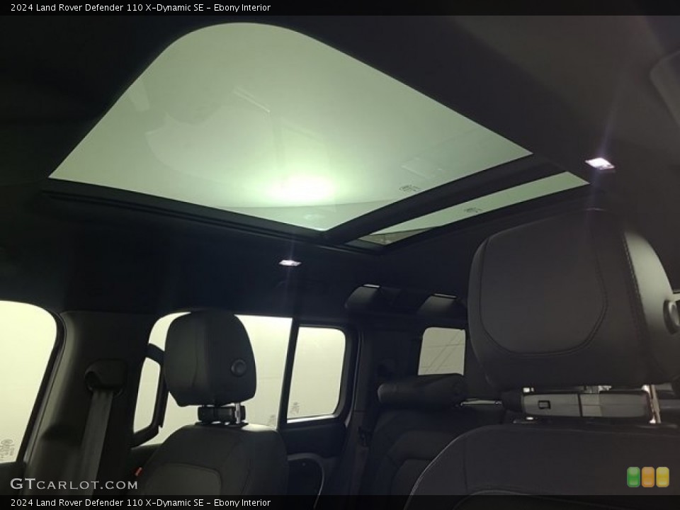 Ebony Interior Sunroof for the 2024 Land Rover Defender 110 X-Dynamic SE #146704973