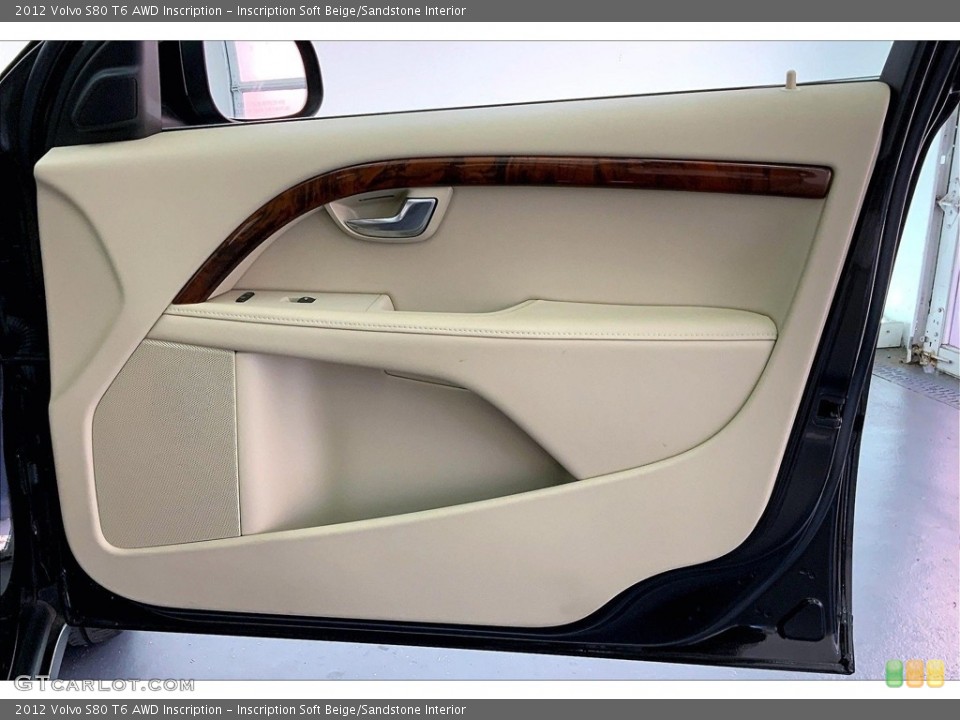 Inscription Soft Beige/Sandstone Interior Door Panel for the 2012 Volvo S80 T6 AWD Inscription #146705052
