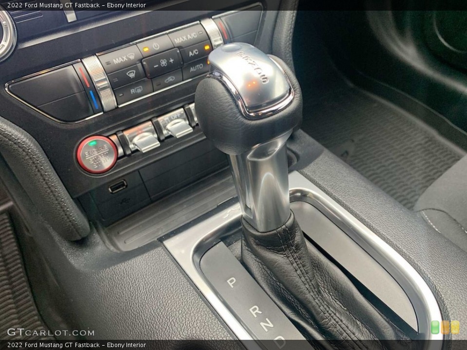 Ebony Interior Transmission for the 2022 Ford Mustang GT Fastback #146705243