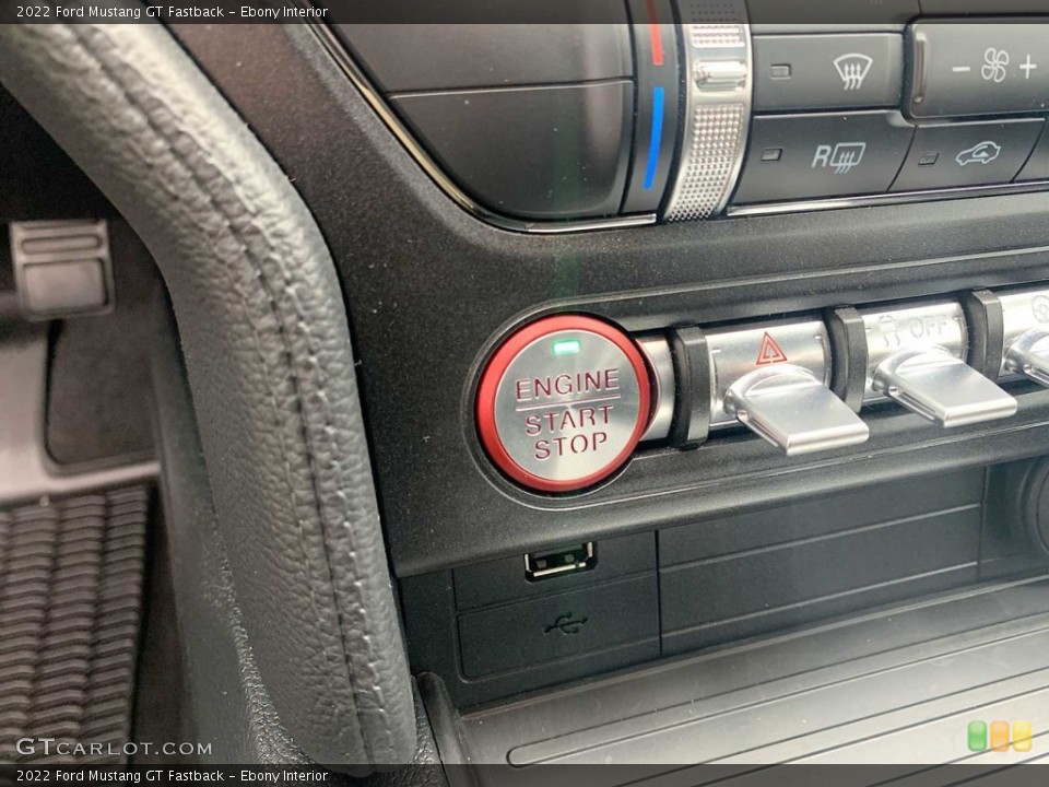 Ebony Interior Controls for the 2022 Ford Mustang GT Fastback #146705252