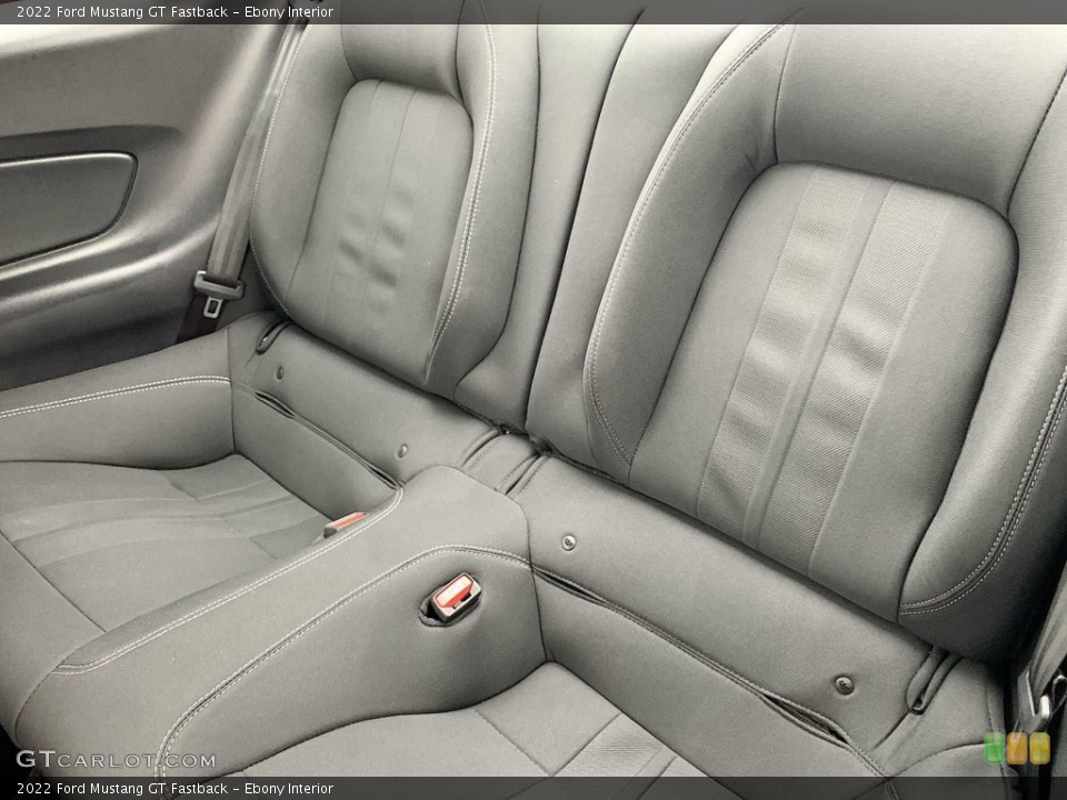 Ebony Interior Rear Seat for the 2022 Ford Mustang GT Fastback #146705303