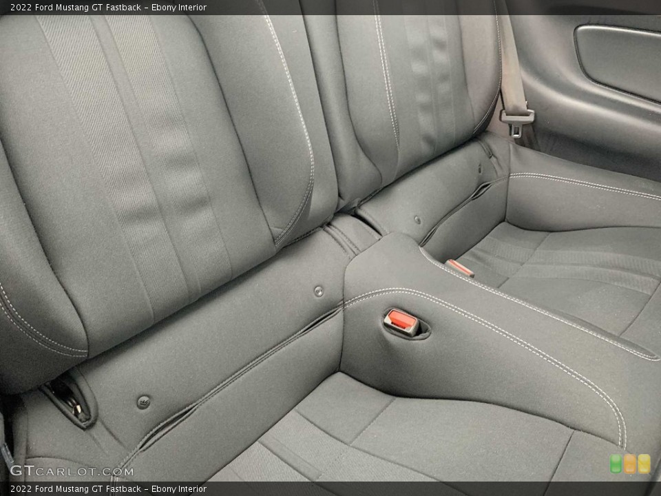 Ebony Interior Rear Seat for the 2022 Ford Mustang GT Fastback #146705312