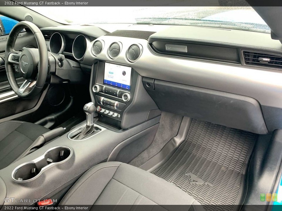 Ebony Interior Dashboard for the 2022 Ford Mustang GT Fastback #146705321