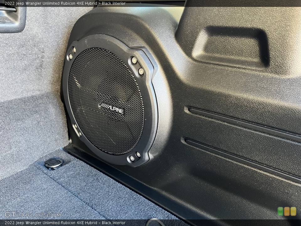 Black Interior Audio System for the 2022 Jeep Wrangler Unlimited Rubicon 4XE Hybrid #146705751