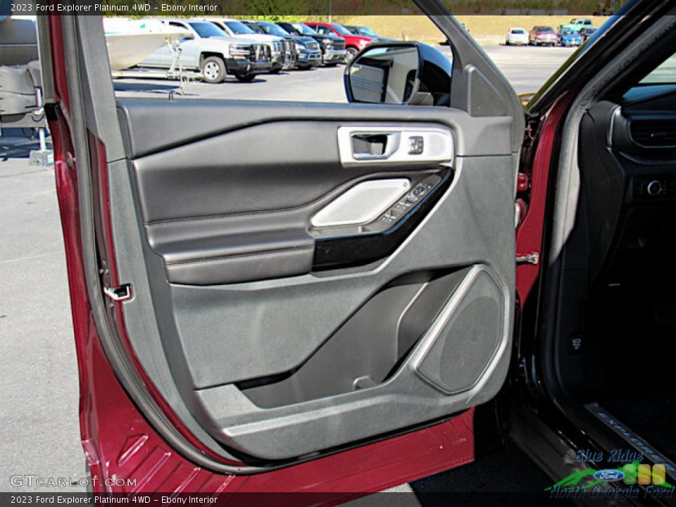 Ebony Interior Door Panel for the 2023 Ford Explorer Platinum 4WD #146705937
