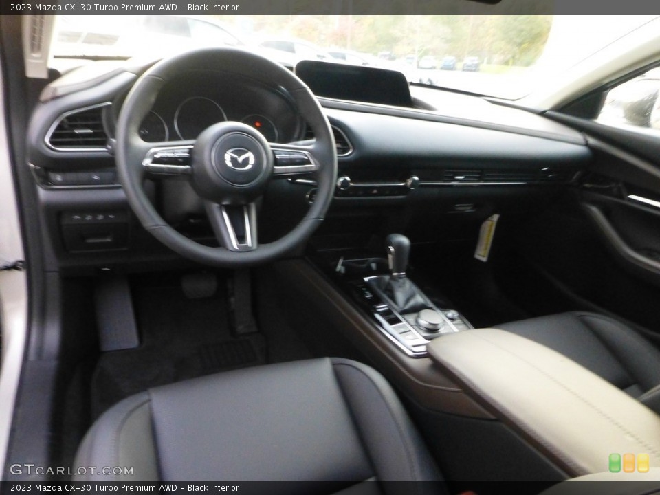 Black Interior Front Seat for the 2023 Mazda CX-30 Turbo Premium AWD #146706597