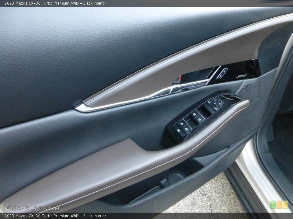 Black Interior Door Panel for the 2023 Mazda CX-30 Turbo Premium AWD #146706615