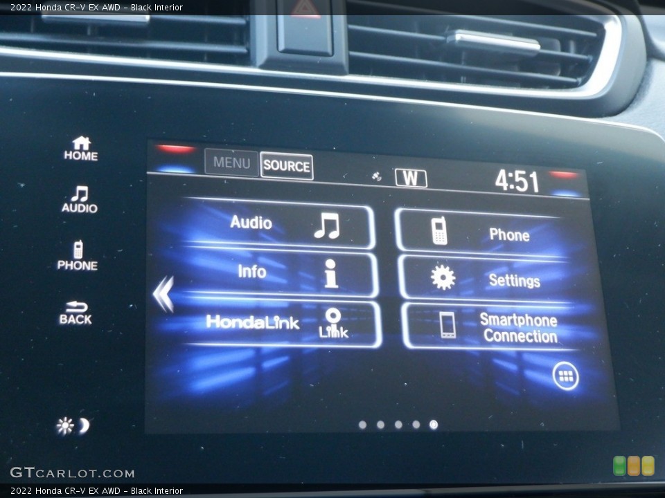 Black Interior Controls for the 2022 Honda CR-V EX AWD #146706792