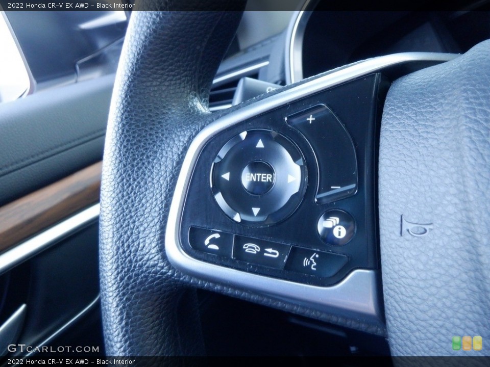 Black Interior Steering Wheel for the 2022 Honda CR-V EX AWD #146706922