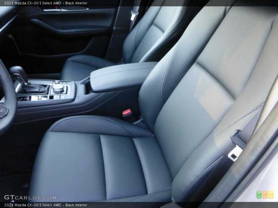 Black Interior Front Seat for the 2023 Mazda CX-30 S Select AWD #146706966