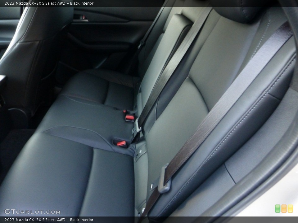 Black Interior Rear Seat for the 2023 Mazda CX-30 S Select AWD #146706987
