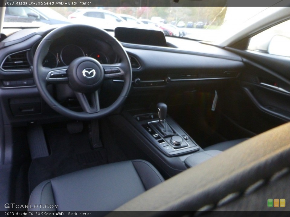 Black Interior Dashboard for the 2023 Mazda CX-30 S Select AWD #146707005