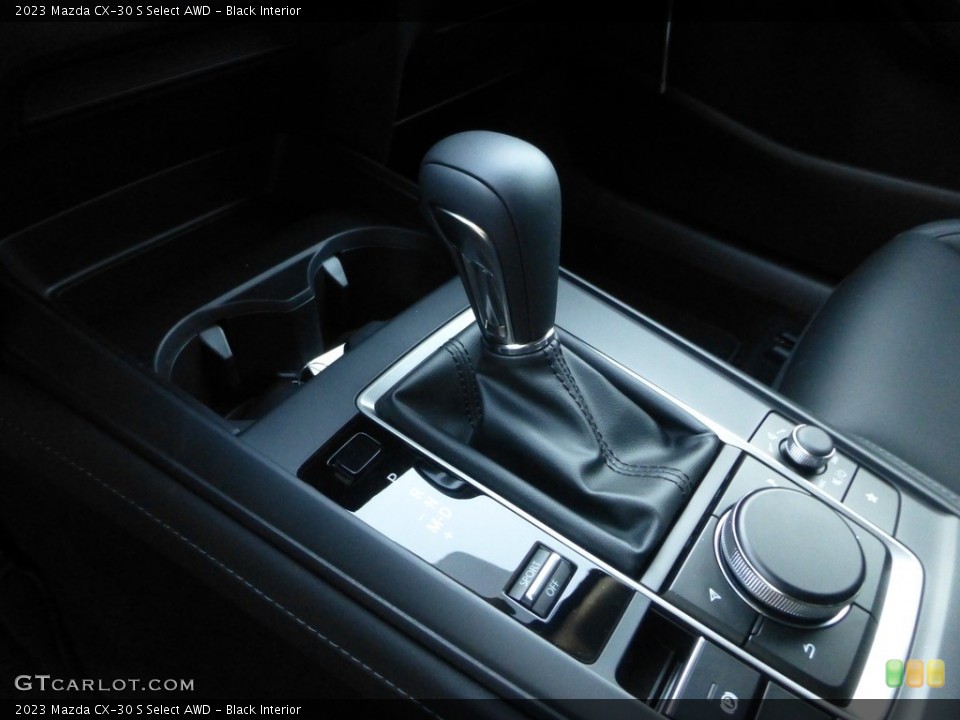 Black Interior Transmission for the 2023 Mazda CX-30 S Select AWD #146707056