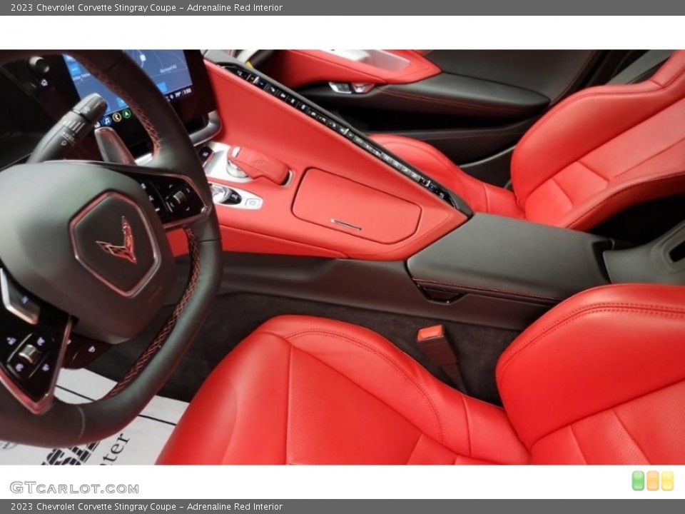 Adrenaline Red Interior Front Seat for the 2023 Chevrolet Corvette Stingray Coupe #146707725