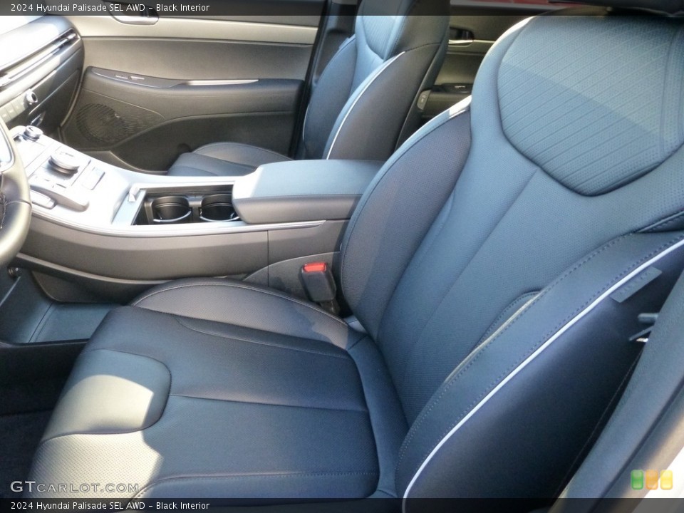 Black Interior Front Seat for the 2024 Hyundai Palisade SEL AWD #146708145