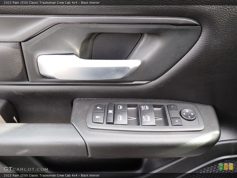 Black Interior Door Panel for the 2023 Ram 1500 Classic Tradesman Crew Cab 4x4 #146708289