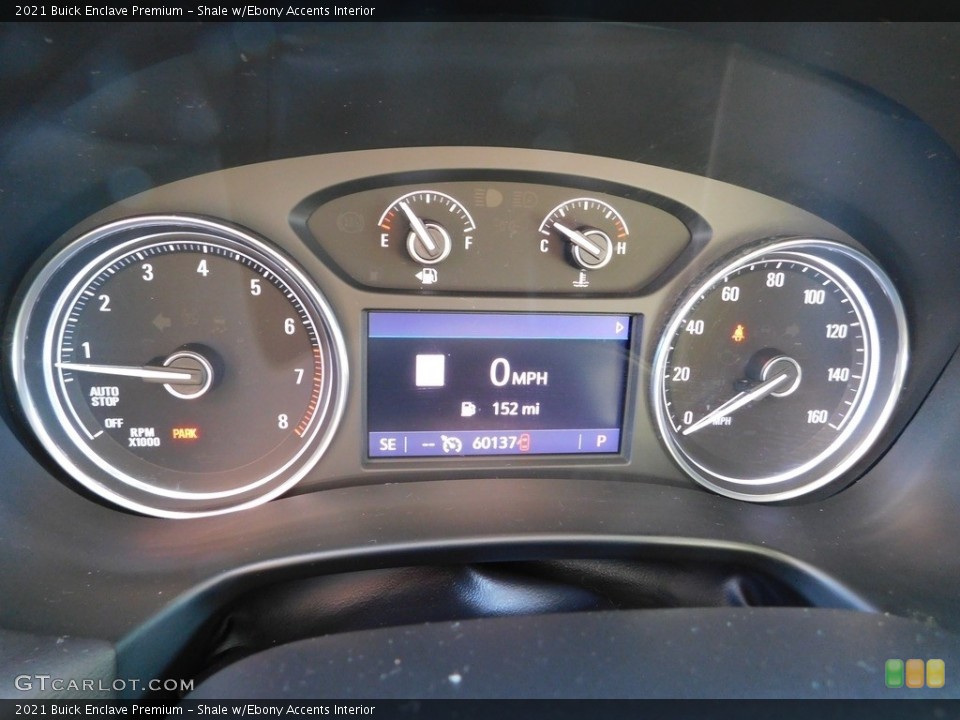 Shale w/Ebony Accents Interior Gauges for the 2021 Buick Enclave Premium #146708394