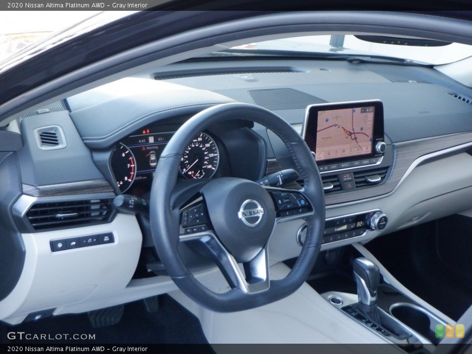 Gray Interior Dashboard for the 2020 Nissan Altima Platinum AWD #146709651
