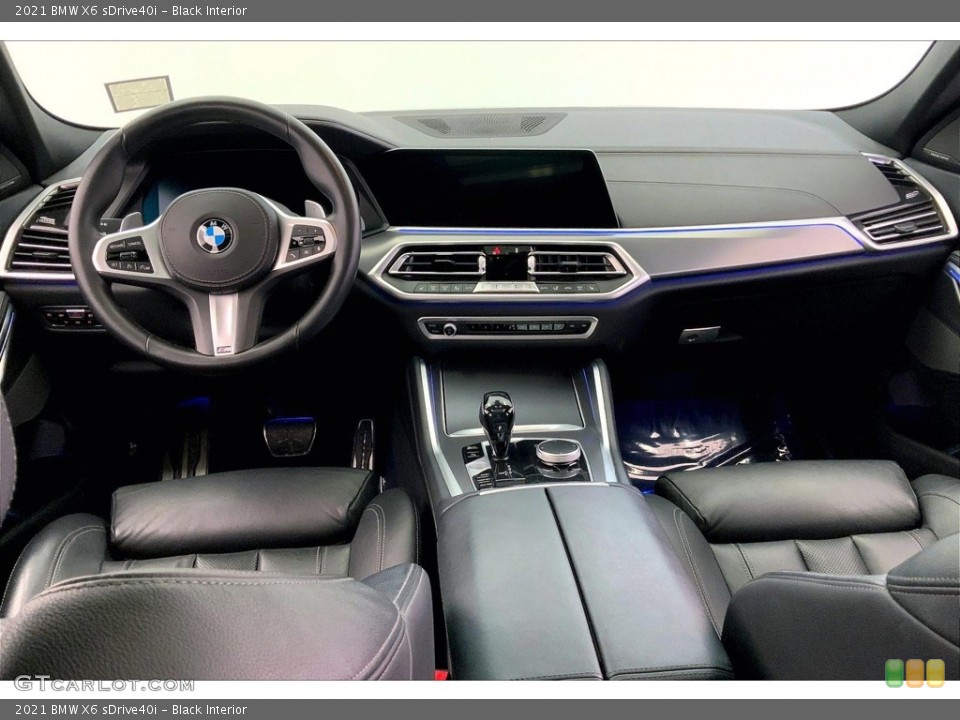 Black Interior Prime Interior for the 2021 BMW X6 sDrive40i #146709690