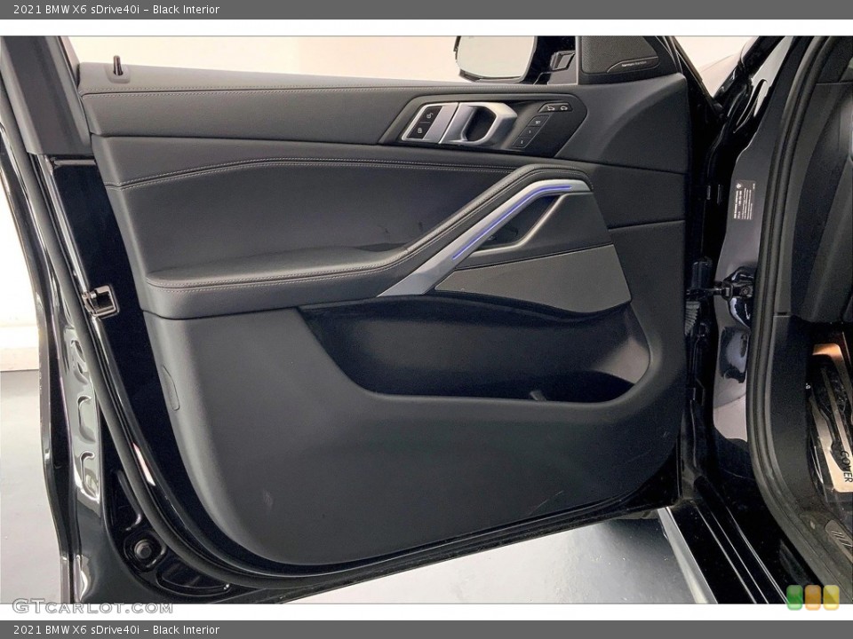 Black Interior Door Panel for the 2021 BMW X6 sDrive40i #146709789