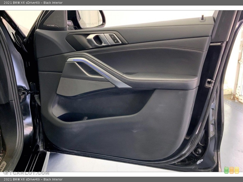 Black Interior Door Panel for the 2021 BMW X6 sDrive40i #146709798