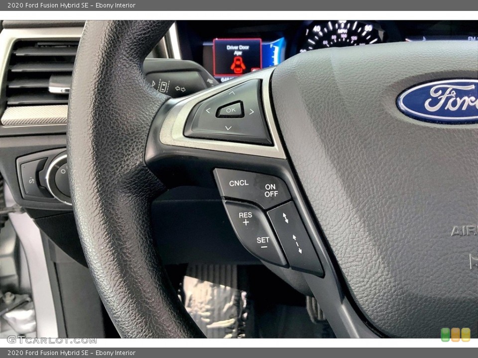 Ebony Interior Steering Wheel for the 2020 Ford Fusion Hybrid SE #146710050