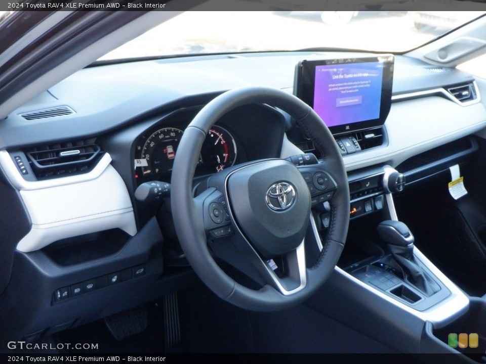 Black Interior Dashboard for the 2024 Toyota RAV4 XLE Premium AWD #146710615