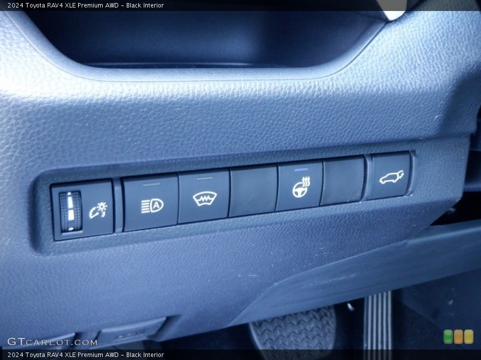 Black Interior Controls for the 2024 Toyota RAV4 XLE Premium AWD #146710633