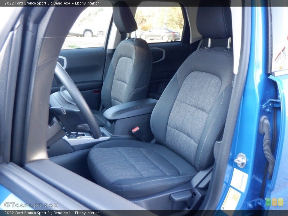 Ebony 2022 Ford Bronco Sport Interiors