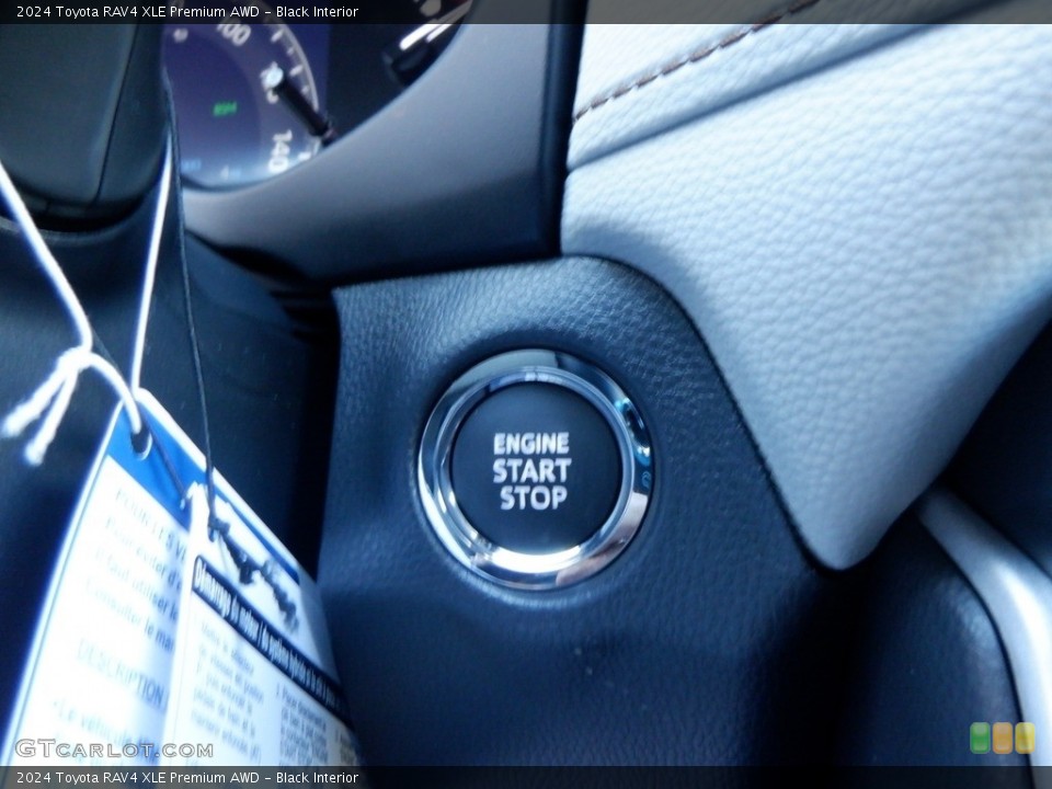 Black Interior Controls for the 2024 Toyota RAV4 XLE Premium AWD #146710780